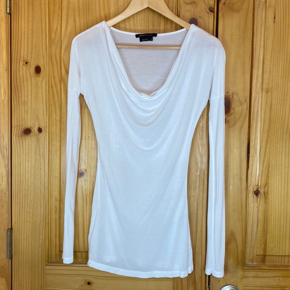 BCBG Max Azria Sheer Blouse